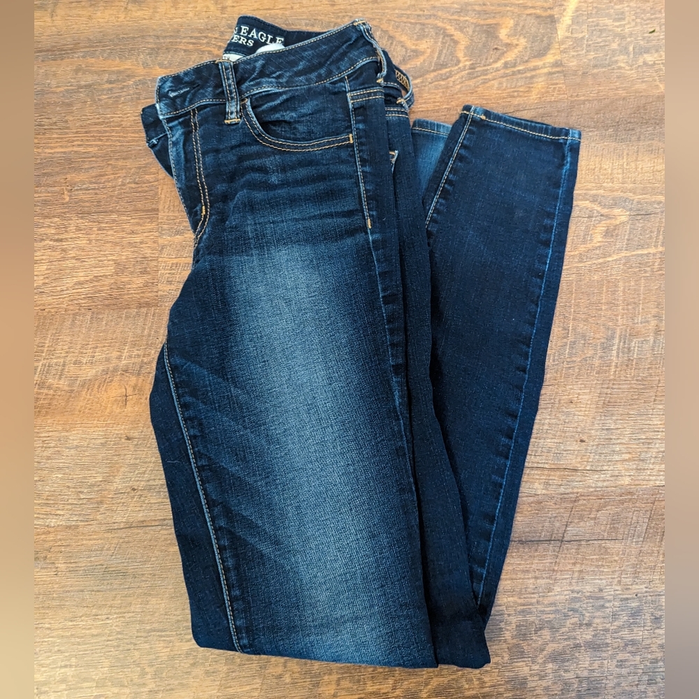 American Eagle Hi-Rise Skinny Jeggings Size 4L